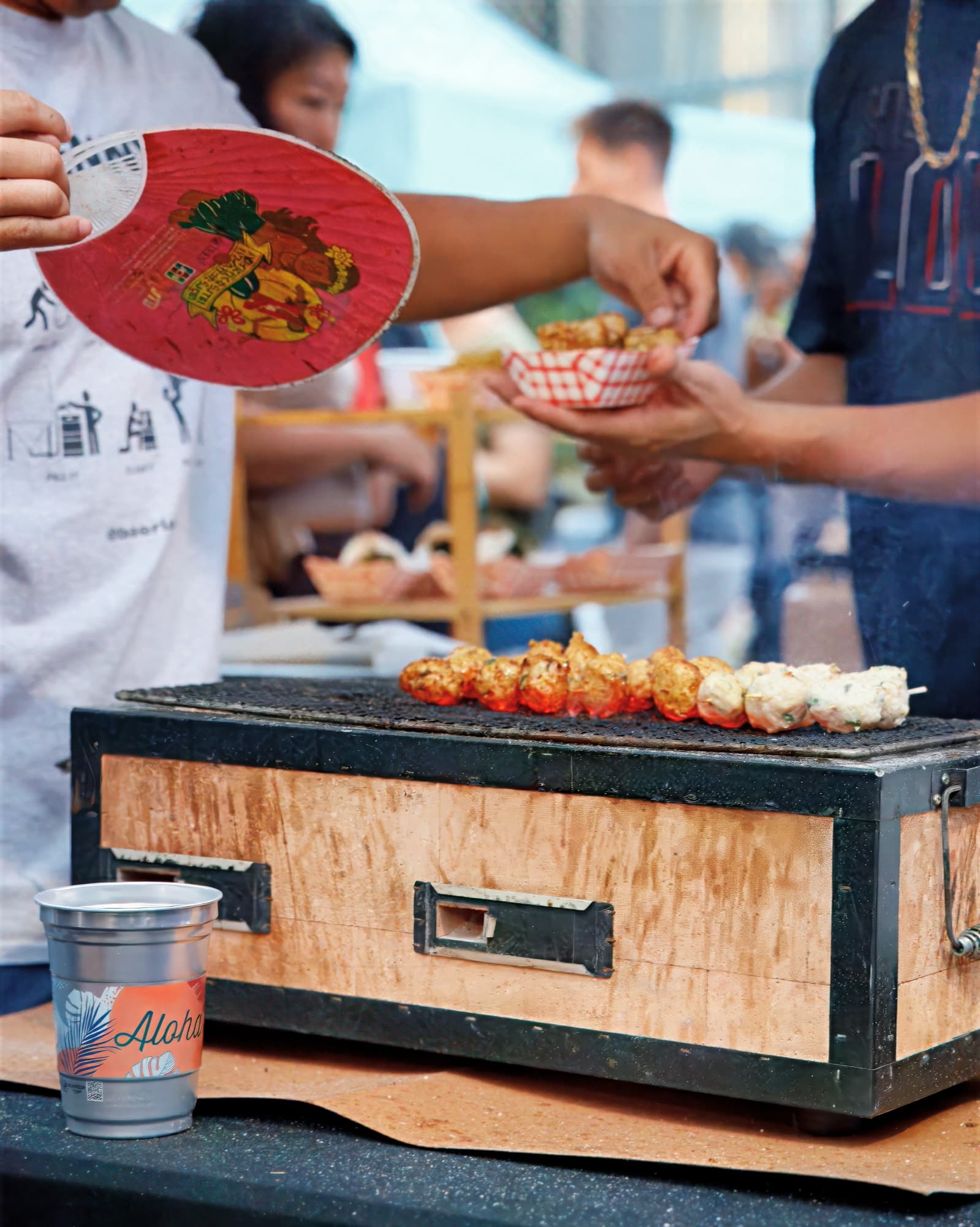 Beer Lab HI — beer can grill skewers