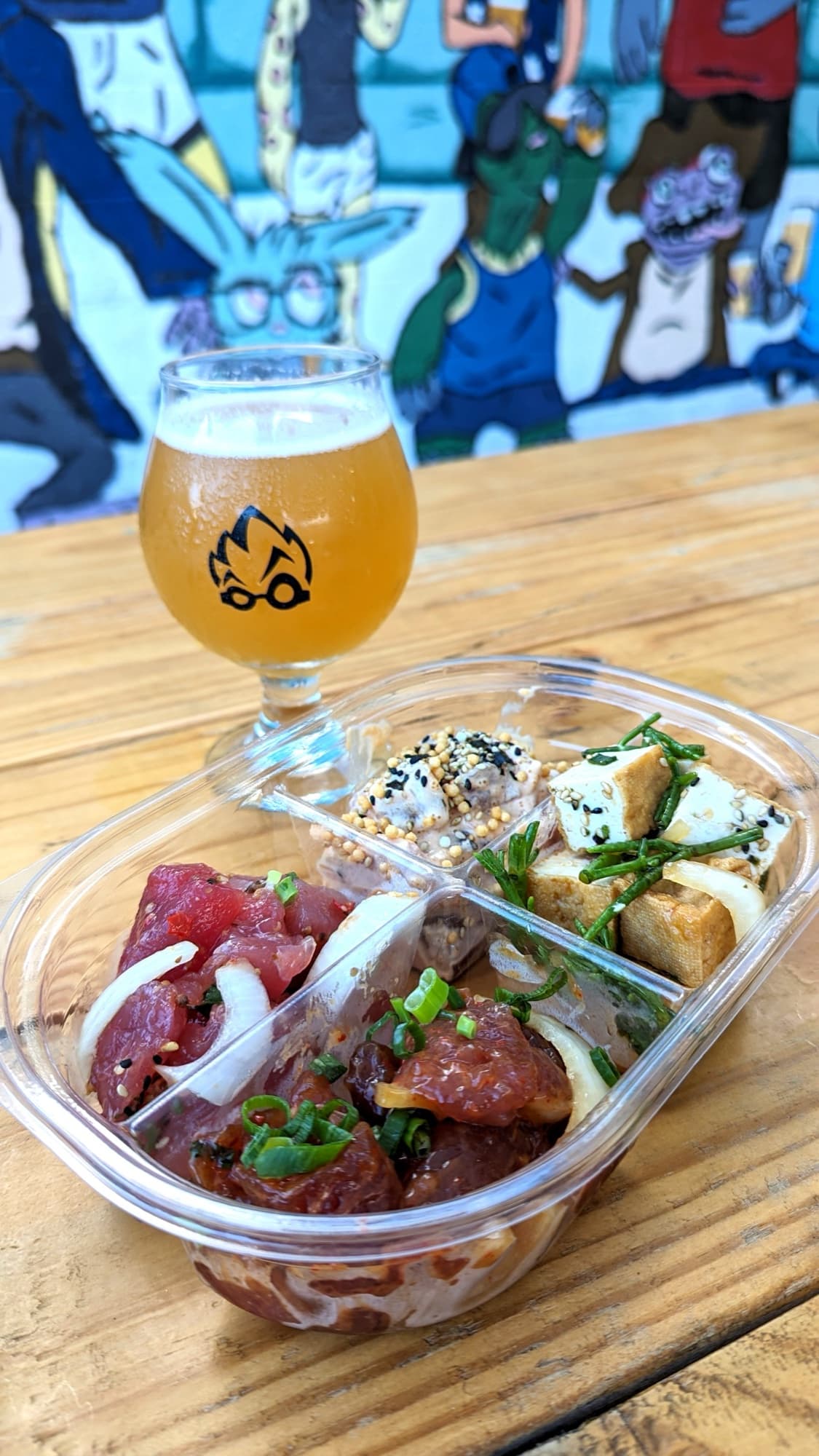 Beer Lab HI — beer glass poke sampler tray