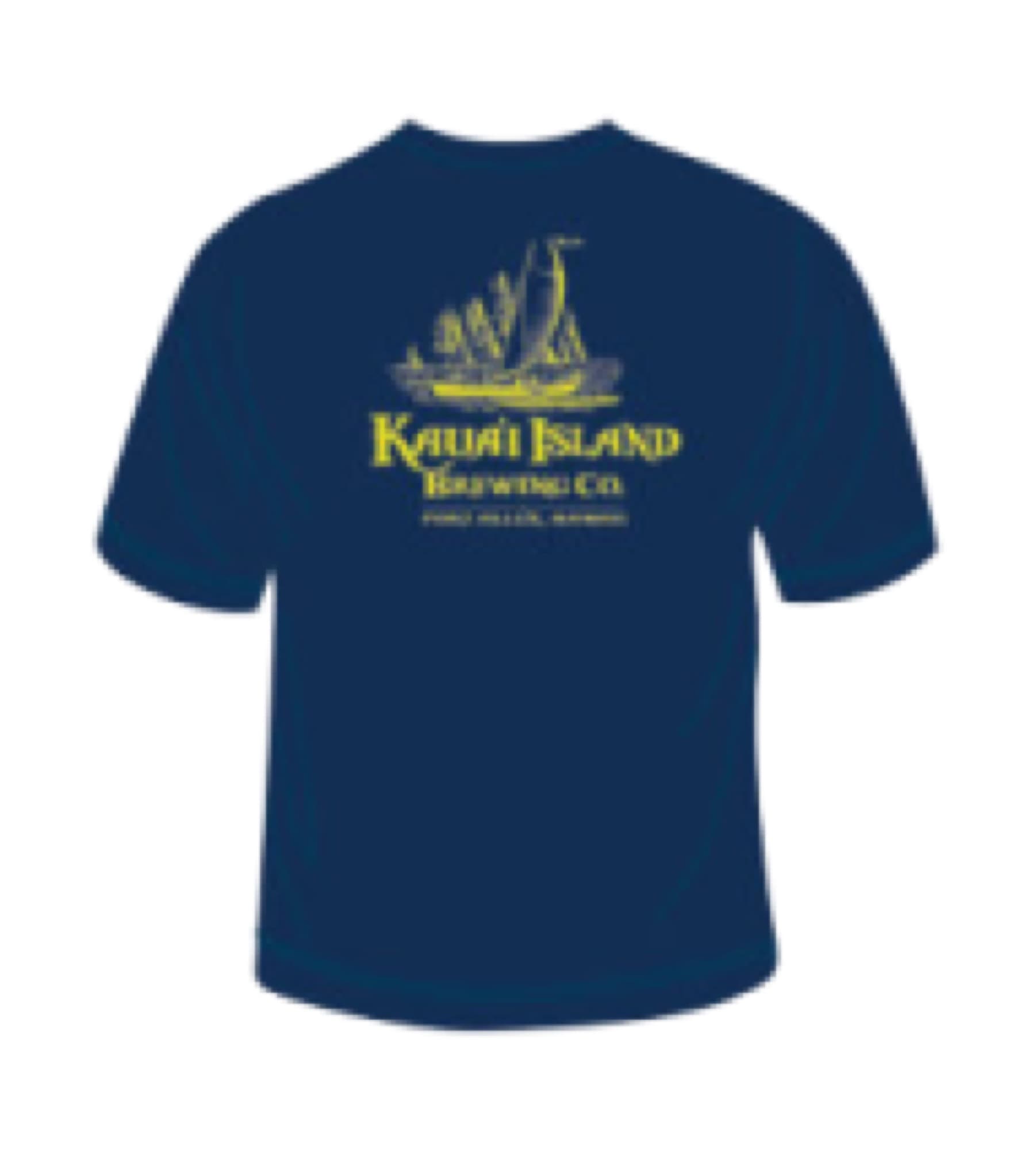 Kauai Island Brewing Company — navy logo tshirt merch