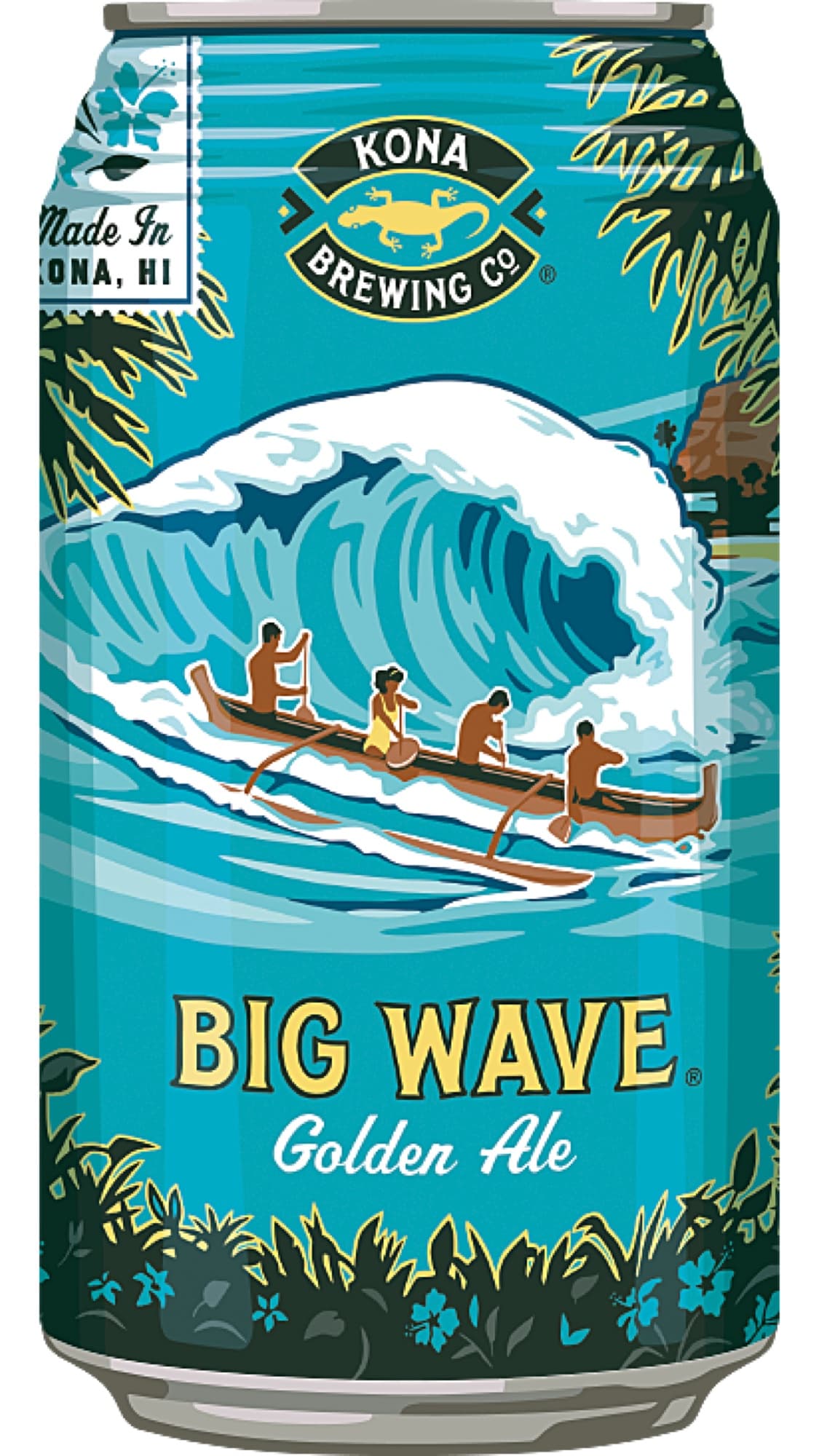 Kona Brewing Co. — big wave golden ale can