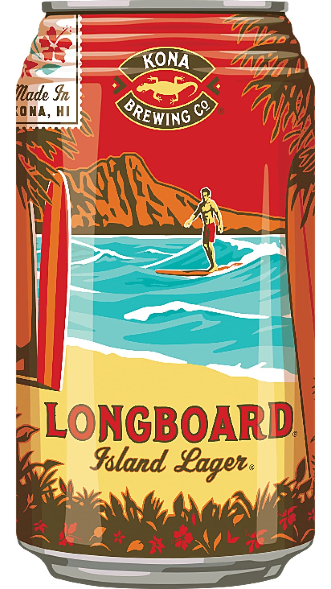 Kona Brewing Co. — longboard island lager can