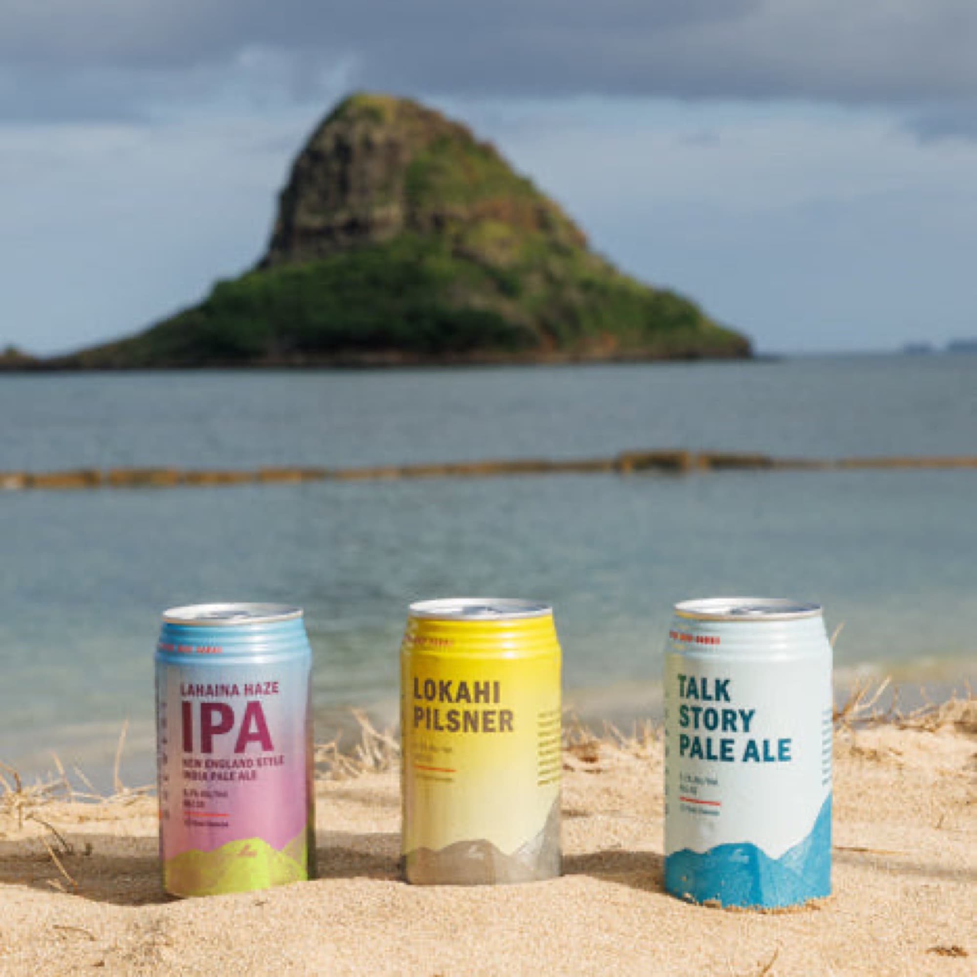 LBC Wailea Craft Kitchen — three cans beach island