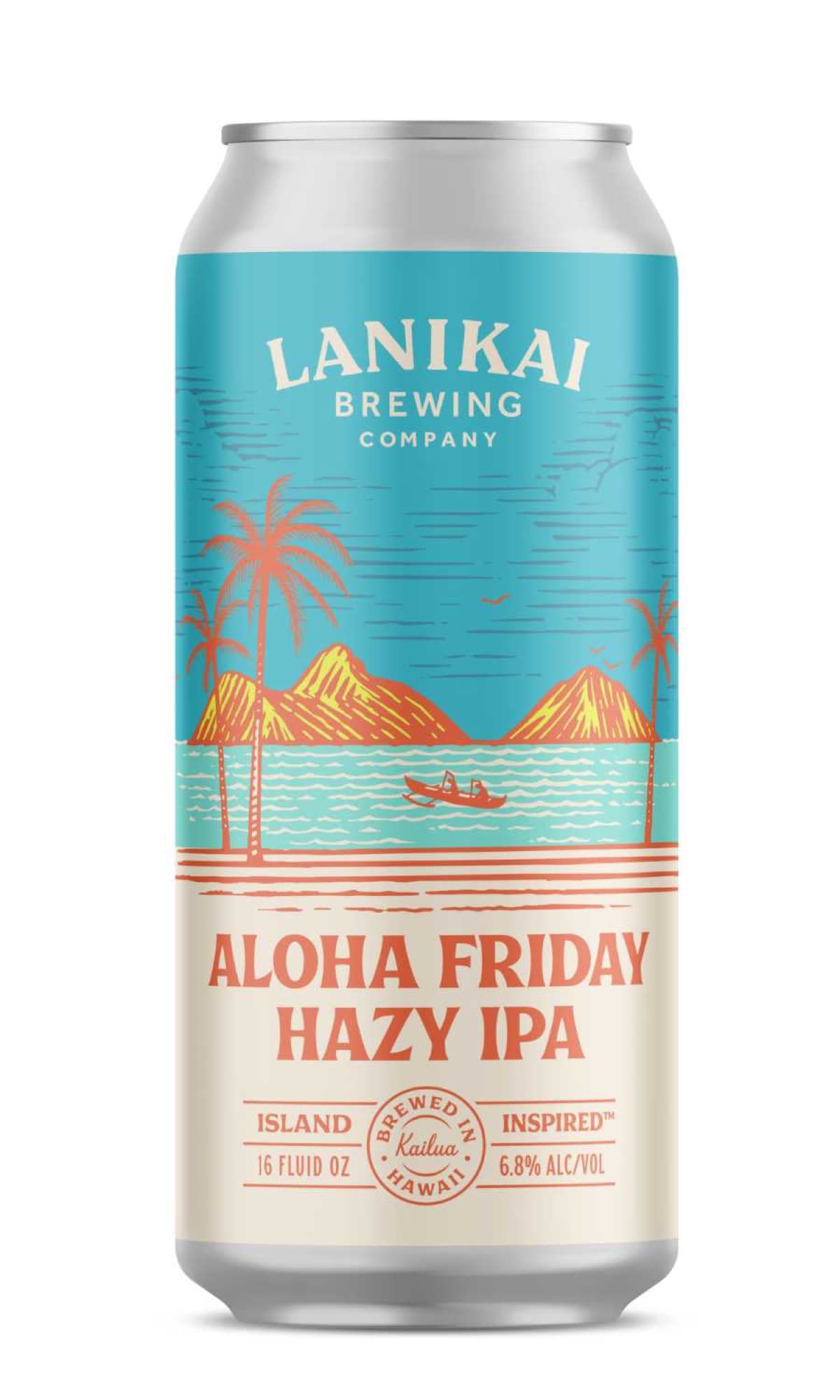 Lanikai Brewing — Volcano — aloha friday hazy ipa can