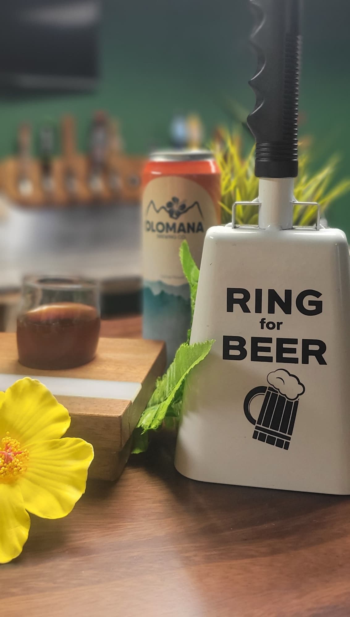 Three Peaks Brewing — olomana can ring for beer bell