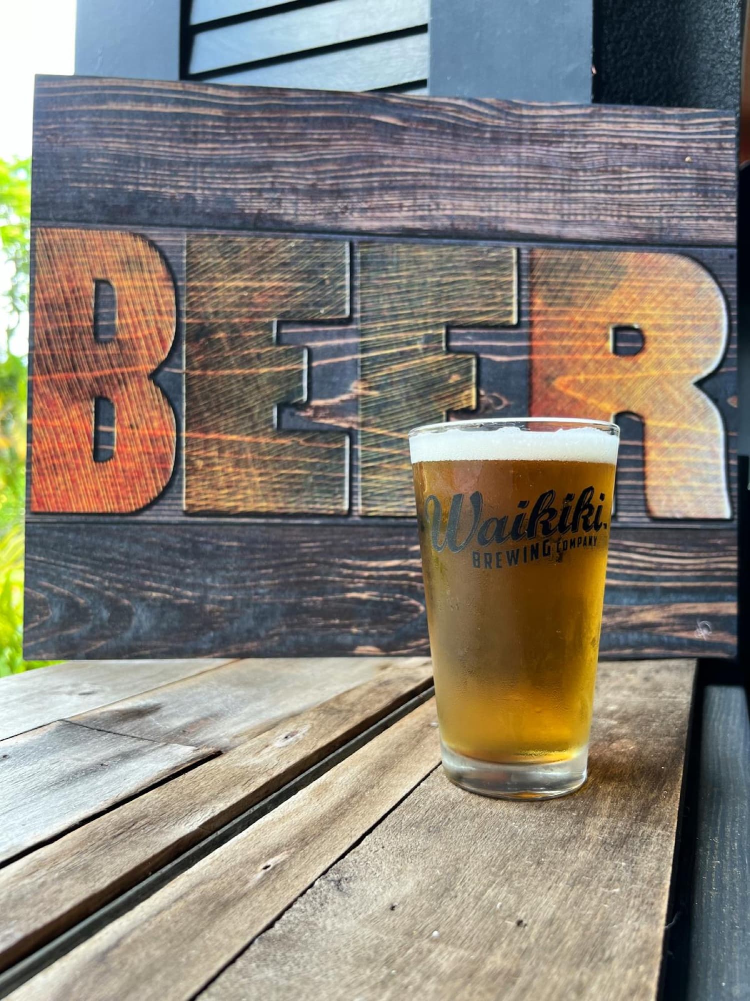 South Side Brew Pub — pint glass beer sign